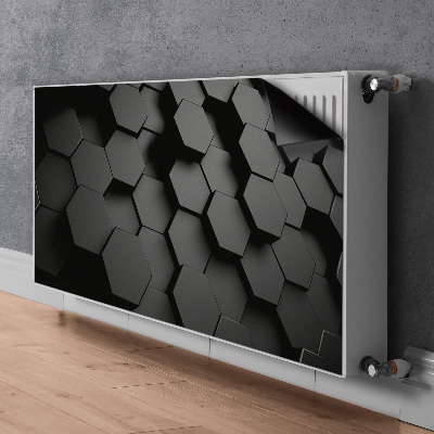 Radiator cover Black honey slices