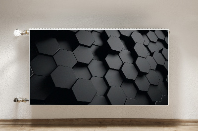 Radiator cover Black honey slices