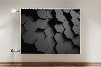 Radiator cover Black honey slices