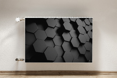 Radiator cover Black honey slices