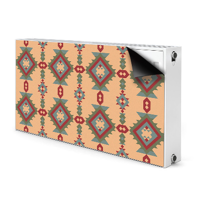 Magnetic radiator mat Indian motifs