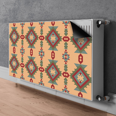 Magnetic radiator mat Indian motifs