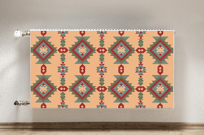 Magnetic radiator mat Indian motifs