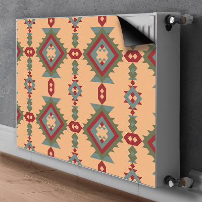 Magnetic radiator mat Indian motifs