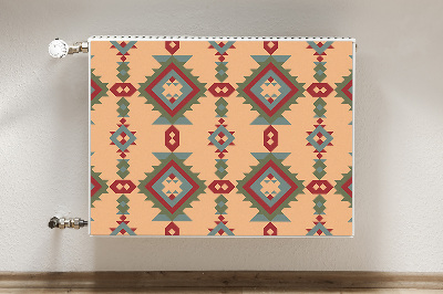 Magnetic radiator mat Indian motifs