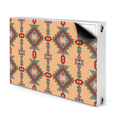 Magnetic radiator mat Indian motifs