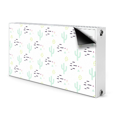 Decorative radiator cover Cacti