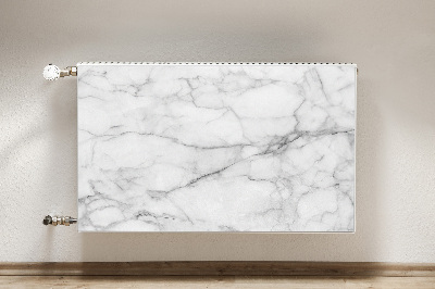 Magnetic radiator cover Gray marble