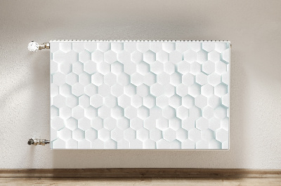 Radiator cover White honey slices