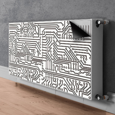 Magnetic radiator mat Integrated circuit