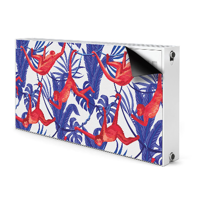 Magnetic radiator cover Monkeys abstraction