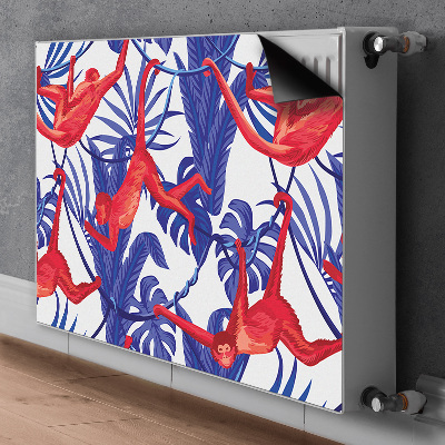 Magnetic radiator cover Monkeys abstraction