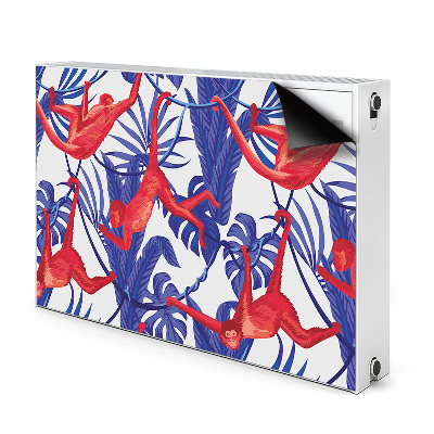 Magnetic radiator cover Monkeys abstraction