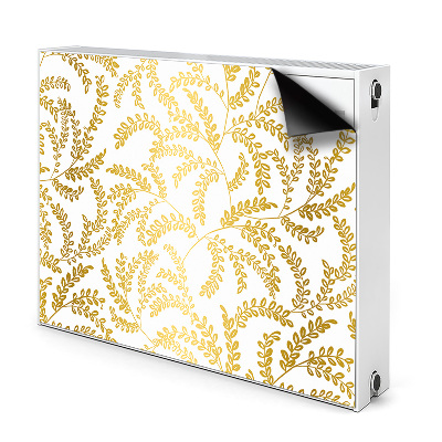 Magnetic radiator mat Golden leaves