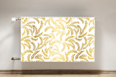 Magnetic radiator mat Golden leaves