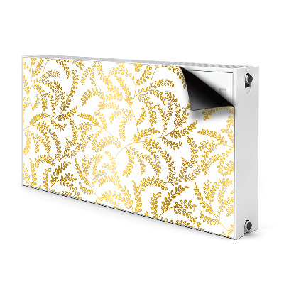 Magnetic radiator mat Golden leaves