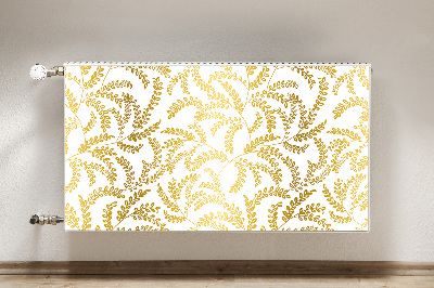 Magnetic radiator mat Golden leaves