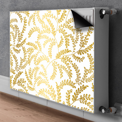 Magnetic radiator mat Golden leaves