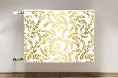 Magnetic radiator mat Golden leaves