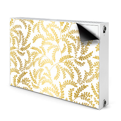 Magnetic radiator mat Golden leaves