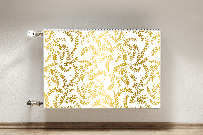 Magnetic radiator mat Golden leaves