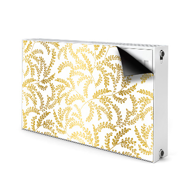 Magnetic radiator mat Golden leaves