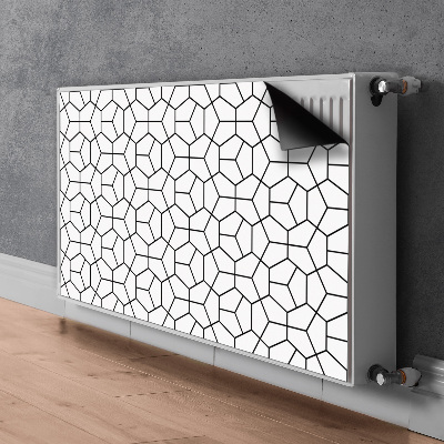 Magnetic radiator mat Geometric shapes