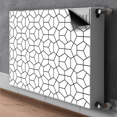 Magnetic radiator mat Geometric shapes