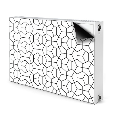 Magnetic radiator mat Geometric shapes