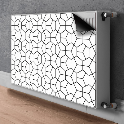 Magnetic radiator mat Geometric shapes