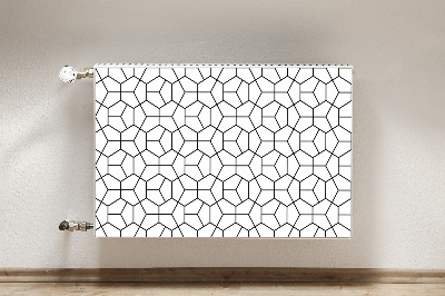 Magnetic radiator mat Geometric shapes