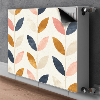 Decorative radiator cover Scandinavian pattern