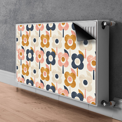 Printed radiator mat Flowers