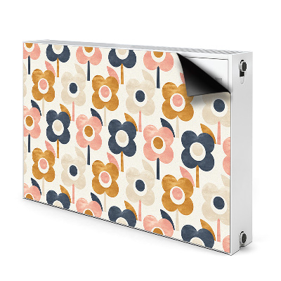 Printed radiator mat Flowers