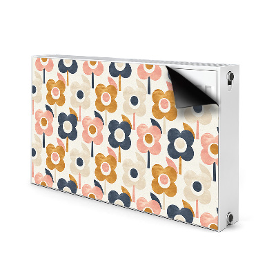 Printed radiator mat Flowers