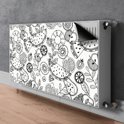 Decorative radiator mat Fruit