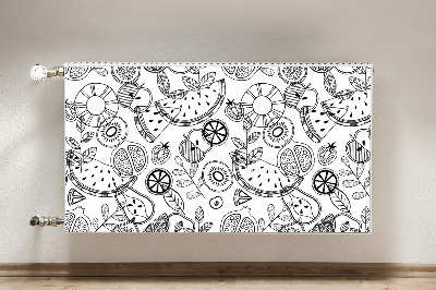 Decorative radiator mat Fruit