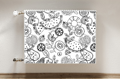 Decorative radiator mat Fruit