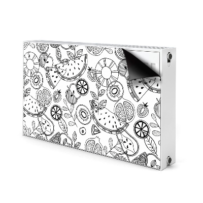 Decorative radiator mat Fruit