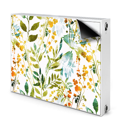 Printed radiator mat Boho flowers