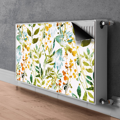 Printed radiator mat Boho flowers