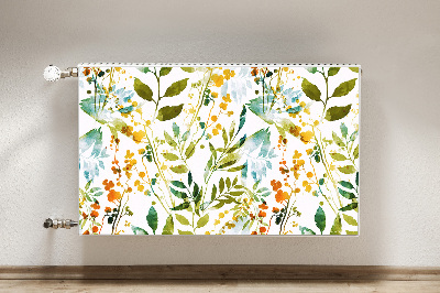 Printed radiator mat Boho flowers