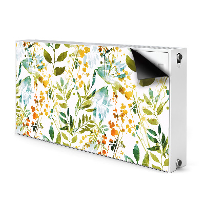 Printed radiator mat Boho flowers