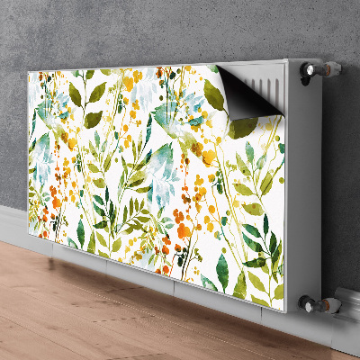 Printed radiator mat Boho flowers