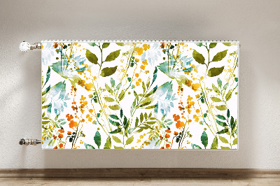 Printed radiator mat Boho flowers