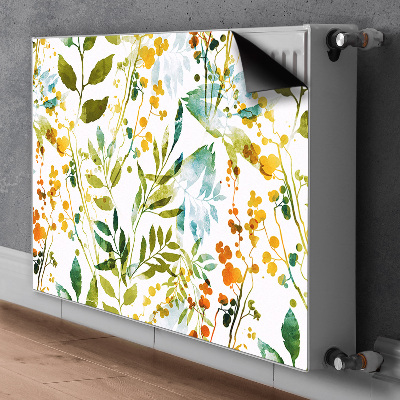 Printed radiator mat Boho flowers