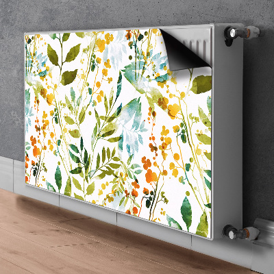 Printed radiator mat Boho flowers