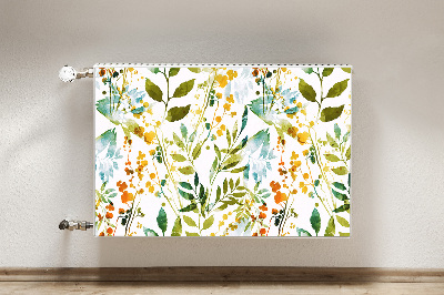 Printed radiator mat Boho flowers