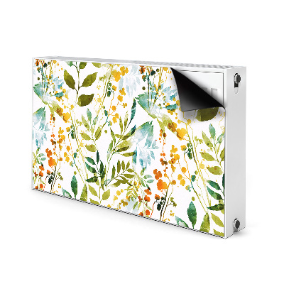 Printed radiator mat Boho flowers