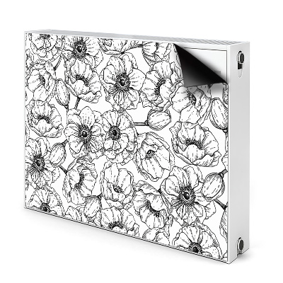 Magnetic radiator cover Floral